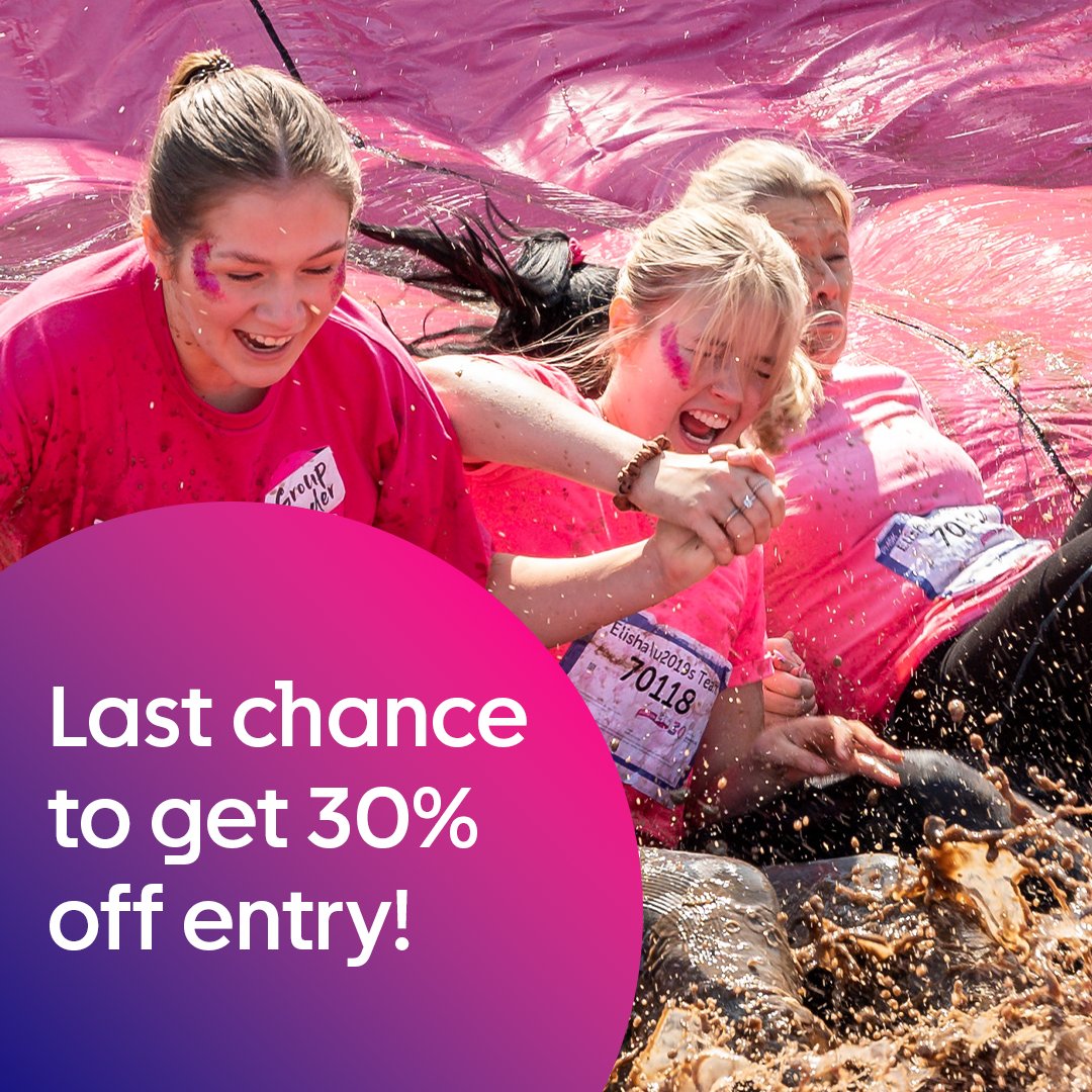 Last chance to get 30% off entry to all our events - sale ends tonight! Find your local event, use code: 24SPRING and join us for a day to remember ❤ No matter how cancer affects us, life is worth Racing for. Sign up today 👉 cruk.ink/44mLfgn