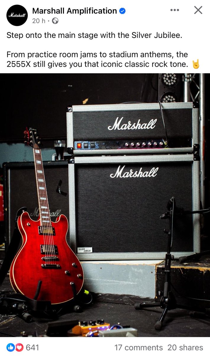 Great to see our Todd’s amps and Framus Mayfield guitar on the new ⁦@marshallamps⁩. A killer set up. Listen for yourselves at our live gigs. 🎸