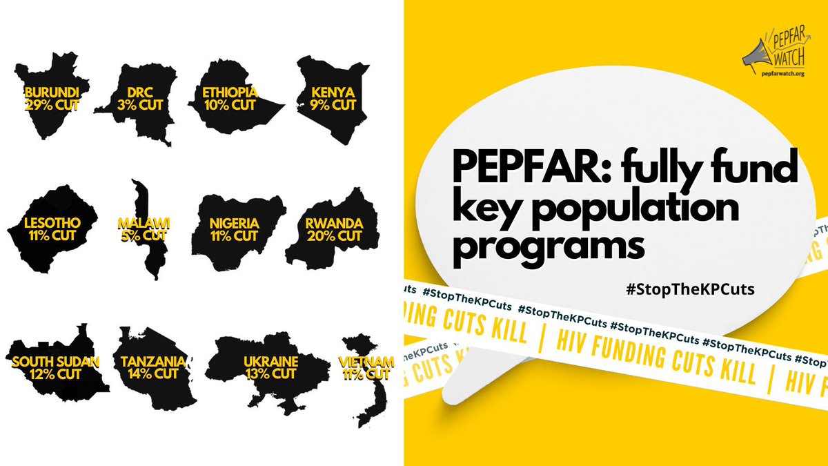 “Our communities are under attack and being driven away from health services but #PEPFAR is
cutting funding for life-saving #LGBTQ #HIV programs. It makes no sense. @USAmbGHSD @Jessicastern16
@AsstSecStateAF#StopTheKPCuts