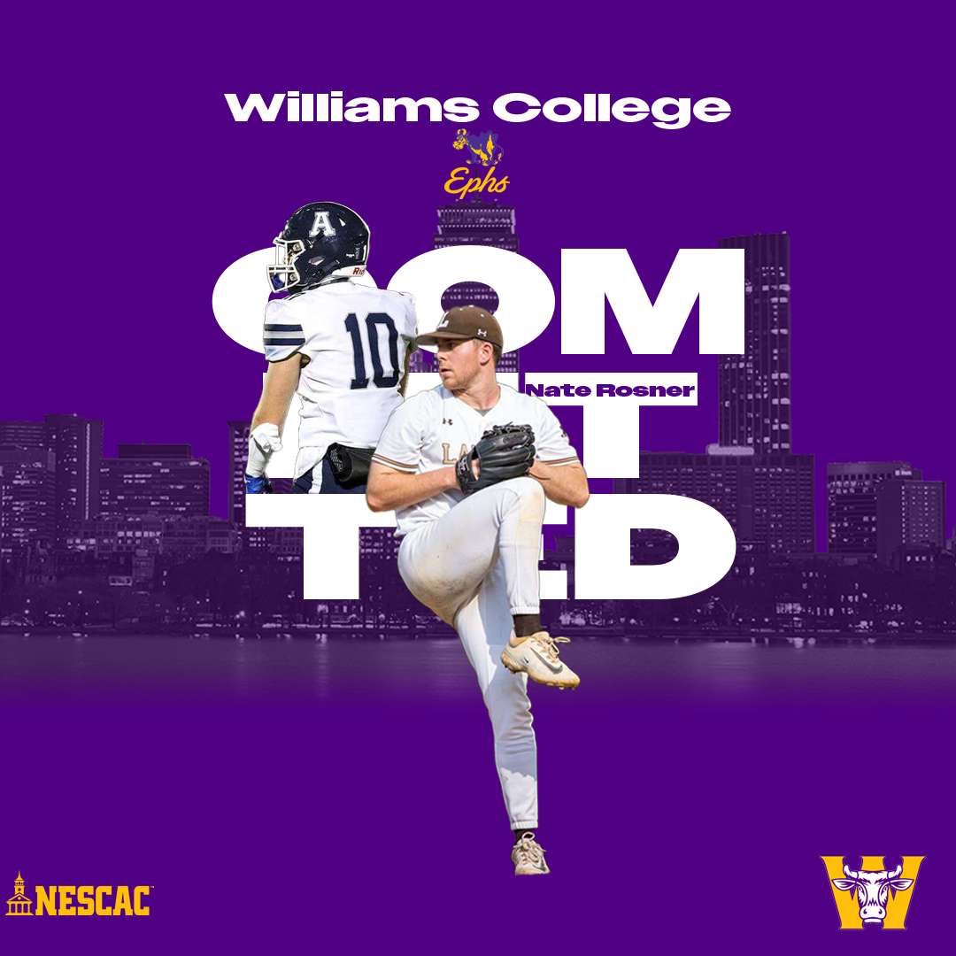 Committed to the admissions process at Williams College to play both baseball and football. @Coach__JB @CoachHennessey @Coach_Miggs @cbrownandovere1 @ChrisPowers1937