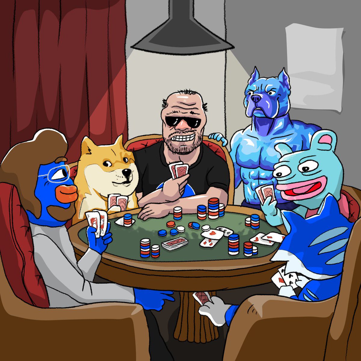 @JakeGagain There’s a seat waiting for pepe at the poker table.🤘 #Boomer on #basenetwork