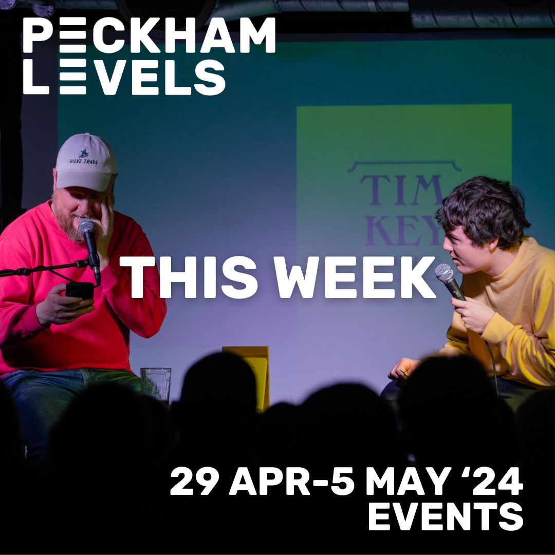 This week: TEMPO LDN Open Decks/@LeftBookClub/ @Peckham_WI/ @SteamDown_/ Star Wars Pub Quiz/@timkeyperson: Chapters Book Tour/Reggae Bingo/Pinty & Friends/The Kids Table & more. 
Check out what's on: peckhamlevels.org/whats-on