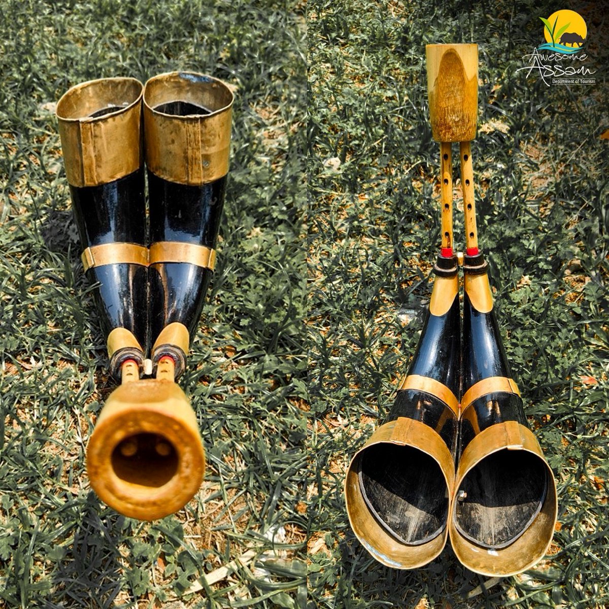 The Pepa, an integral part of Bihu festival, is a traditional hornpipe made out of buffalo horn. Played with dexterity, musicians manipulate the holes in the pipe’s tip with their fingers to produce enchanting melodies. The music of the pepa during the Bihu festival invigorates…