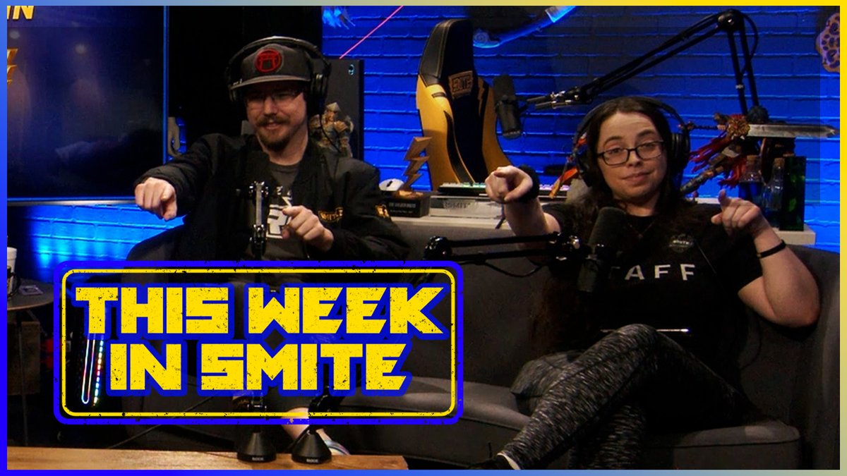 If you missed it live, you certainly don't want to miss it now! This Week in SMITE is here! Myflin is out, so we brought Lermy back to join the crew! Check out the wild and wacky shenanigans the community is up to in the latest episode! ⚡️youtu.be/4bzVBlHnfKU