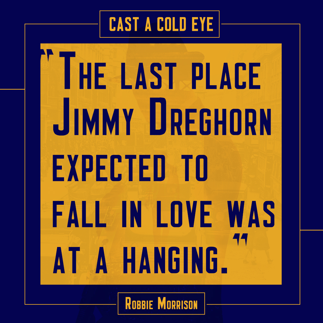 Cast a Cold Eye, the 2nd Jimmy Dreghorn mystery, out now in the US and Canada from Bantam Books @randomhouse . . .