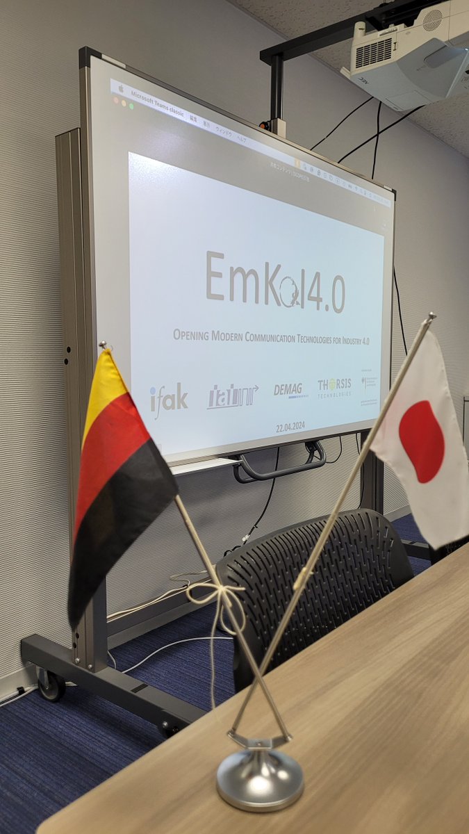 Institut für Automation und Kommunikation (ifak) (@ifak_md) on Twitter photo Internationales Projekttreffen des Projektes EmKoI4.0 (ifak.eu/de/projekte/em…) vom 22.04.-25.04.24 in Tokio
Projektpartner:
<a href="/demagcranes/">Demag Cranes & Components GmbH</a> <a href="/ThorsisTec/">Thorsis Technologies</a> <a href="/tudresden_de/">TU Dresden</a> <a href="/NICT_Publicity/">情報通信研究機構</a> <a href="/NEC_jp_pr/">NEC (公式)</a> <a href="/tohoku_univ/">東北大学</a>
Gefördert durch das @BMWK Internationales Projekttreffen des Projektes EmKoI4.0 (ifak.eu/de/projekte/em…) vom 22.04.-25.04.24 in Tokio
Projektpartner:
<a href="/demagcranes/">Demag Cranes & Components GmbH</a> <a href="/ThorsisTec/">Thorsis Technologies</a> <a href="/tudresden_de/">TU Dresden</a> <a href="/NICT_Publicity/">情報通信研究機構</a> <a href="/NEC_jp_pr/">NEC (公式)</a> <a href="/tohoku_univ/">東北大学</a>
Gefördert durch das @BMWK