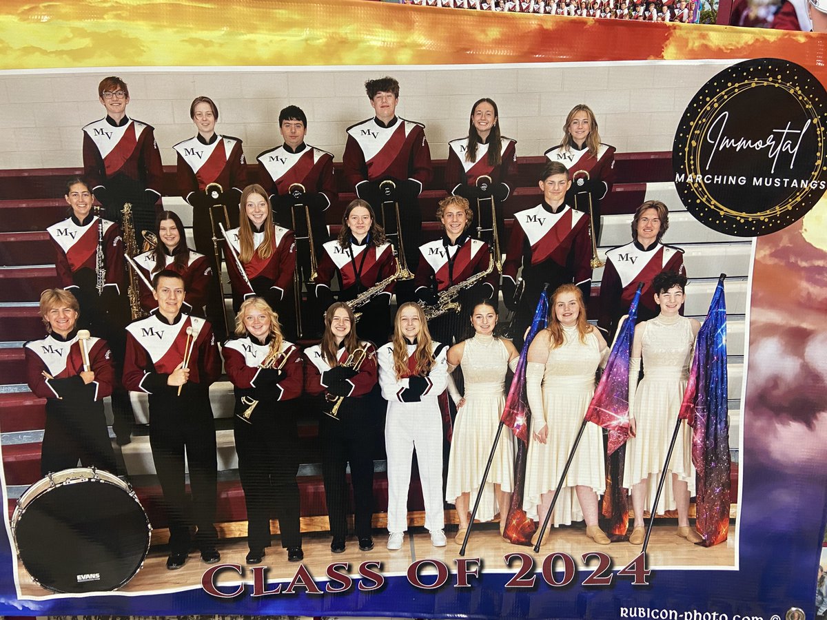 MVBAND4LIFE's tweet image. One more week with these incredible Seniors. You ahev two chances to see them. Wednesday at 7:30PM and Friday at 5:15PM. Both in our beautiful PAC.