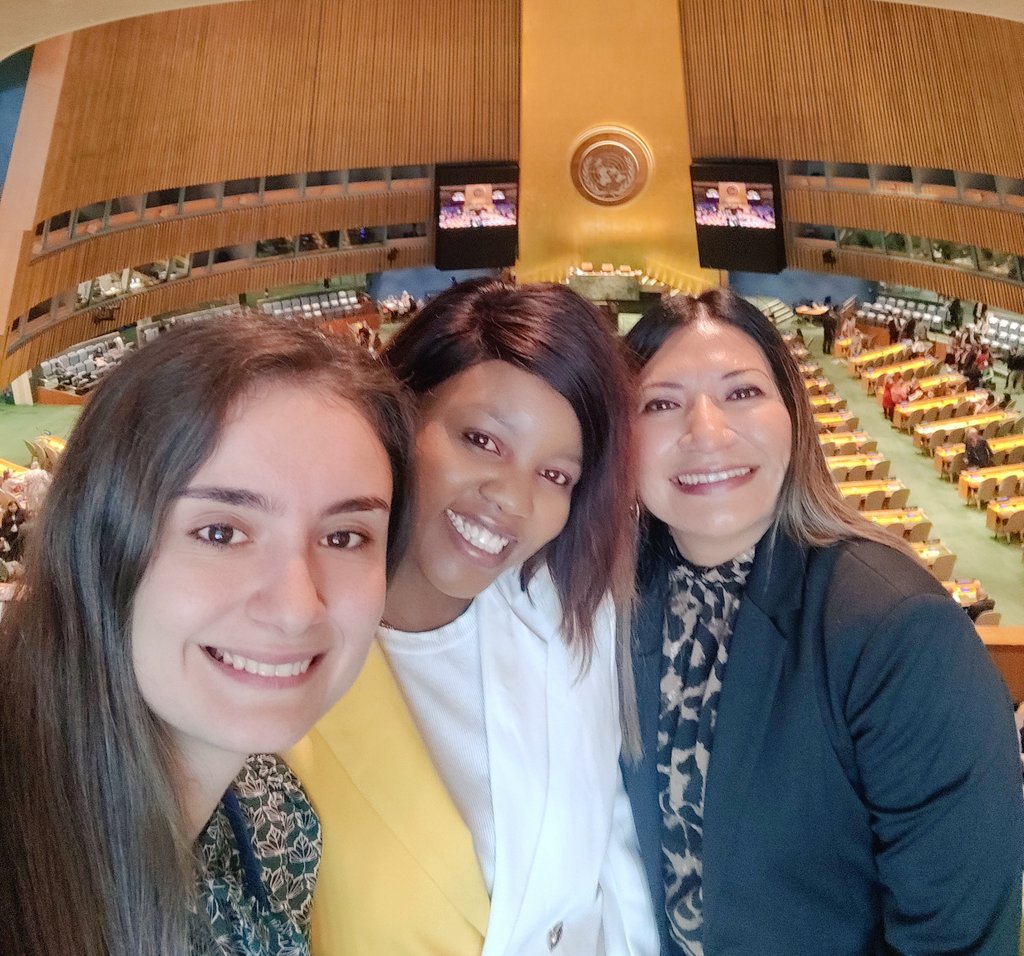 This week we're at the UN #CPD57 with @GirlsNotBrides. While celebrating #SRHR progress since the 1994 ICPD Programme of Action, we ask for  accelerated action to enable *all* girls &women to control their fertility, enjoy their sexual & reproductive rights, and #EndChildMarriage