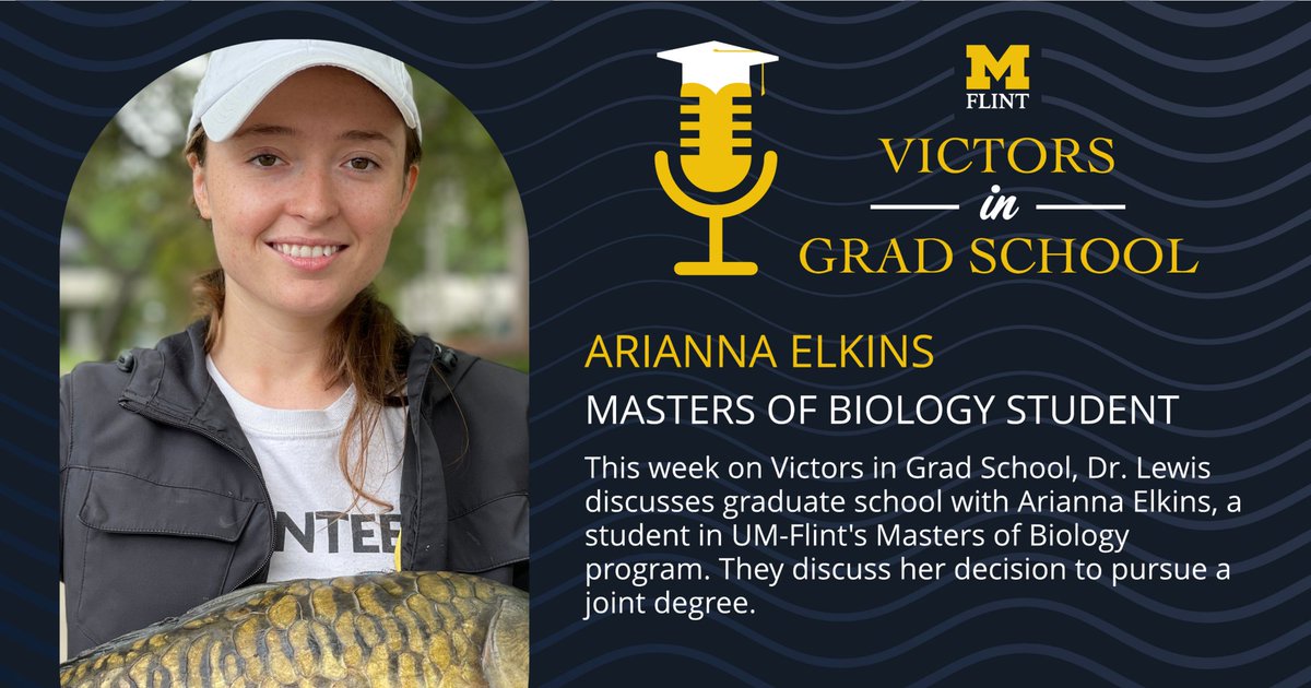 This week on the Victors in Grad School #podcast we hear from Arianna Elkins, a MS in Biology student! She and @DrCLewis chat about how you can take advantage of joint Degree programs to graduate more quickly! Check it out at: postly.app/3UK1 #biology #gradlife #highered