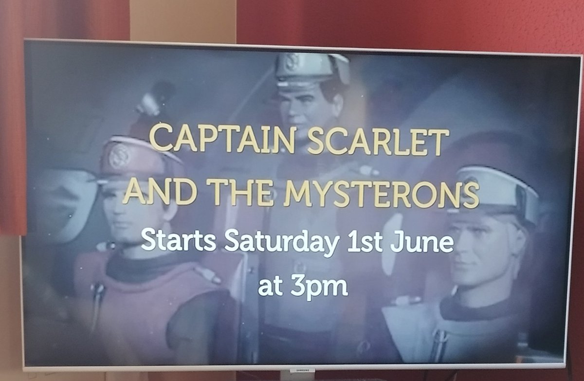 Ummm... This! More #gerryanderson goodness from @TalkingPicsTV. Captain Scarlet is back on 1st June.