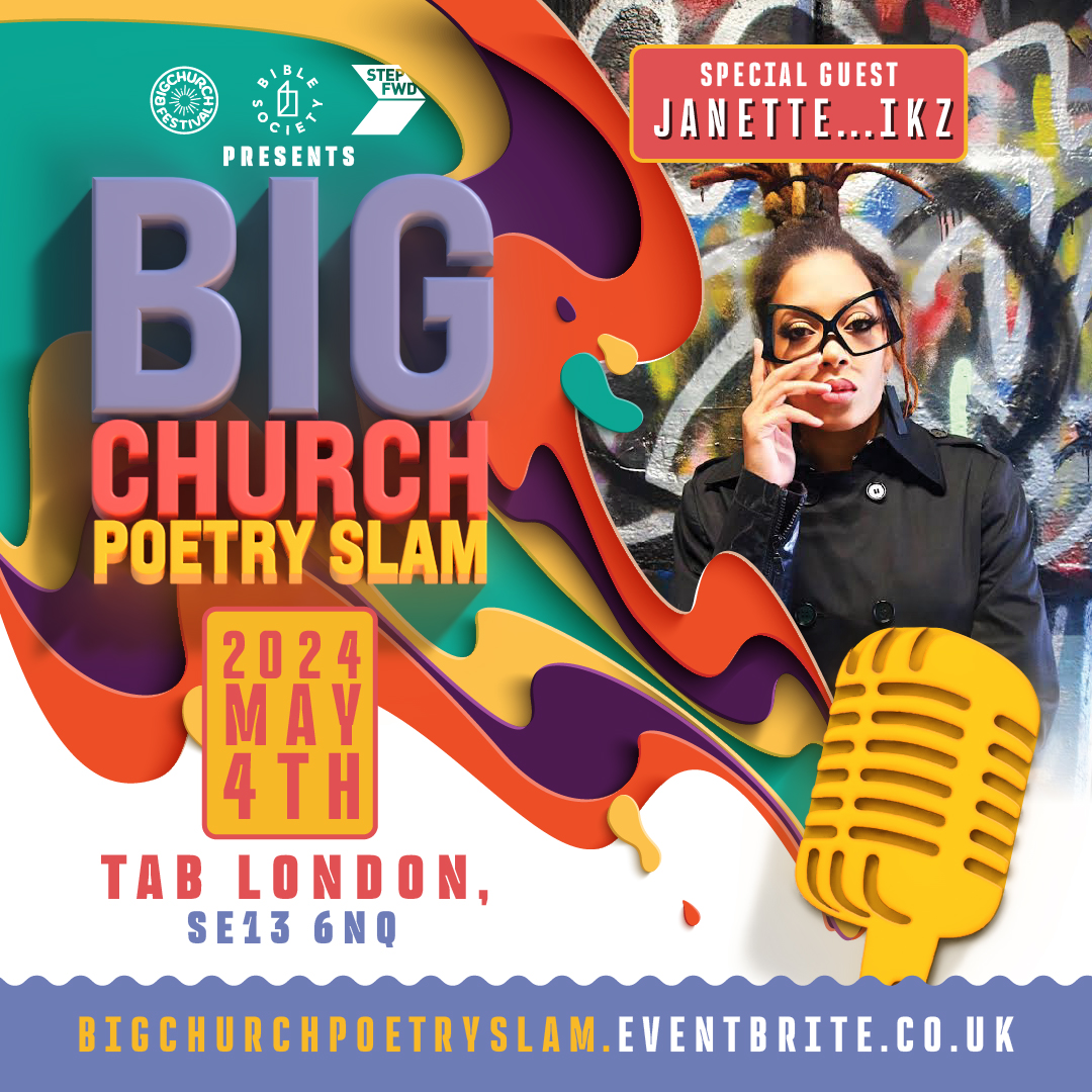 For the seekers among us! Brace yourselves for the incredible performance by @iamgenetics and other big poets, after 5 years, she's returning to London, ready to deliver an unforgettable experience! 🔥🎤 Book tickets now >>> bigchurchpoetryslam.eventbrite.co.uk