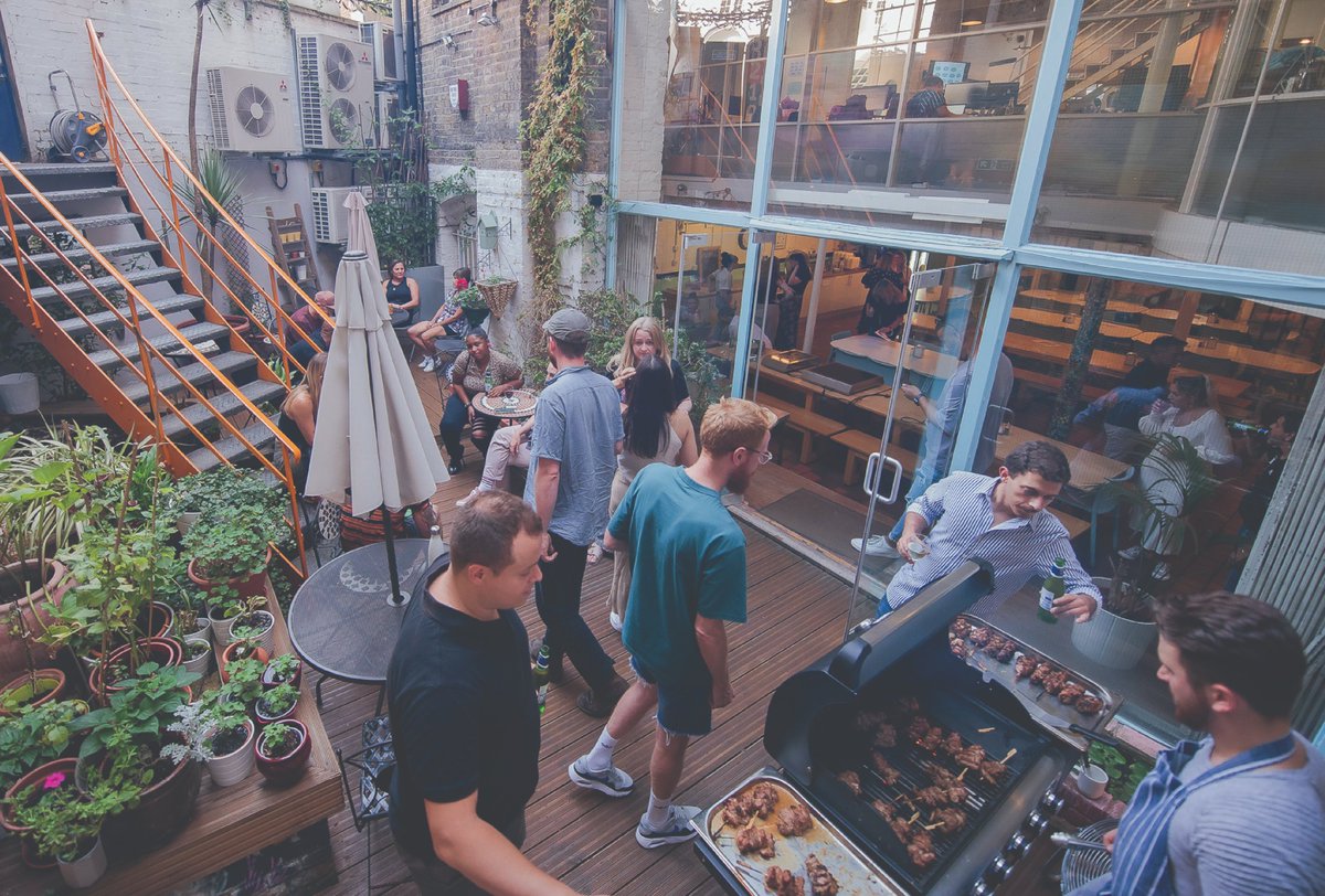 With the days getting longer and the evenings warmer,  our terrace at St Pancras is a lovely place to enjoy a glass of Pimms and bbq with your team. Capture those valuable thoughts after a workshop and embed the learning from the day, which can be lost when everyone dashes off.