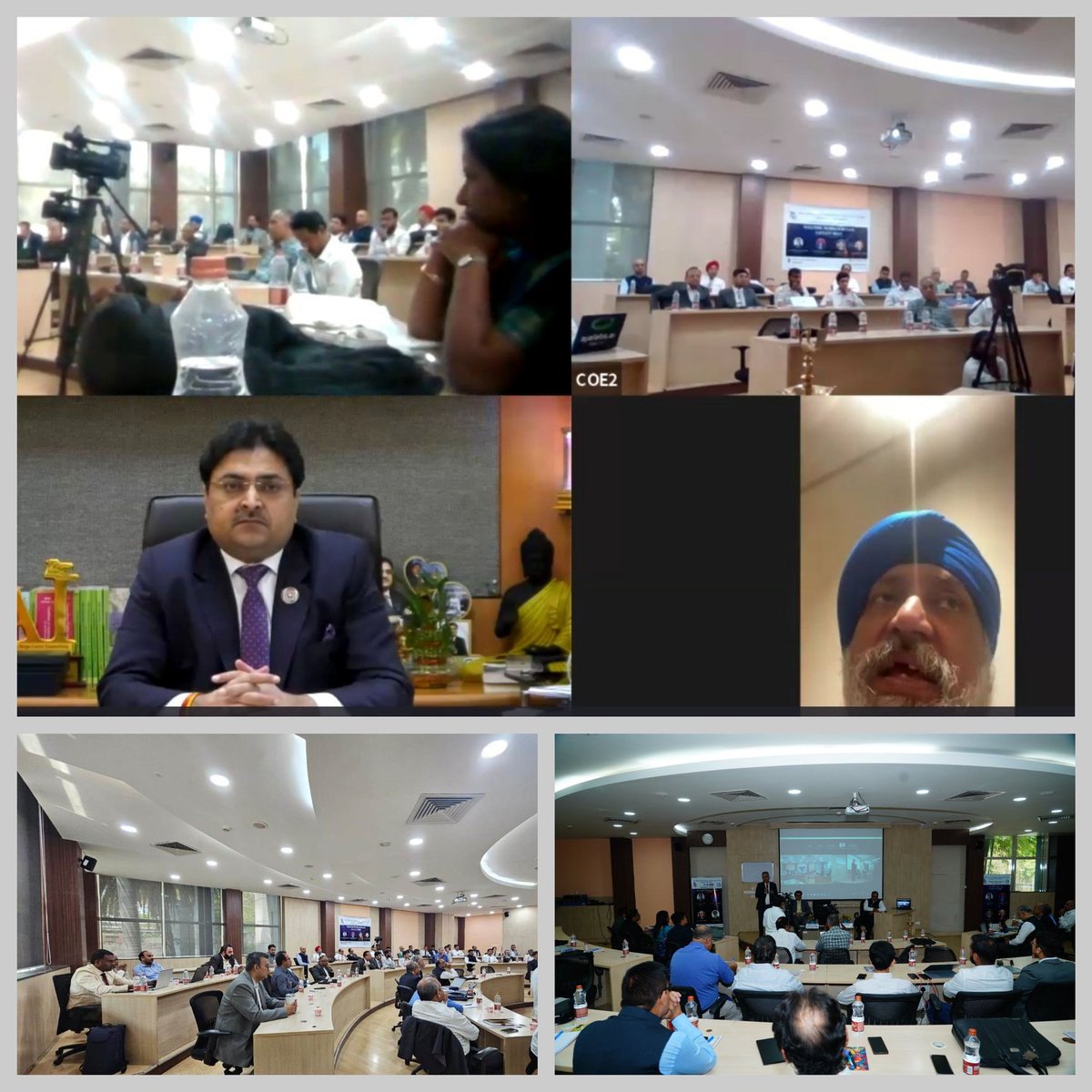 CA. Ranjeet K. Agarwal, President & CA. Charanjot Singh Nanda, Vice President with CCMs & Subject Experts/Faculties addressed the Faculty Meet on AI, DISA & FAFD being organized jointly by AI-ICAI & DAAB-ICAI today at Centre of Excellence, Hyderabad. @AIinICAI #DigitalAccounting