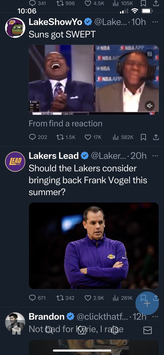 Lakers twitter in a nutshell all in one SS