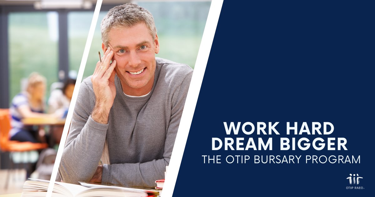 The OTIP Bursary program empowers future leaders, innovators, and educators. Know a student who could benefit from an additional $1,500 for tuition? Discover more about the program here: bit.ly/3lLQu2G