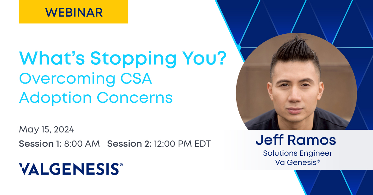 Are #CSA adoption concerns holding back progress in your workplace? Let us help you clear the path to change! Join Jeff in our upcoming webinar to gain the knowledge and skills you need to overcome your concerns and confidently embrace CSA. Register now 👉hubs.li/Q02vmx_D0