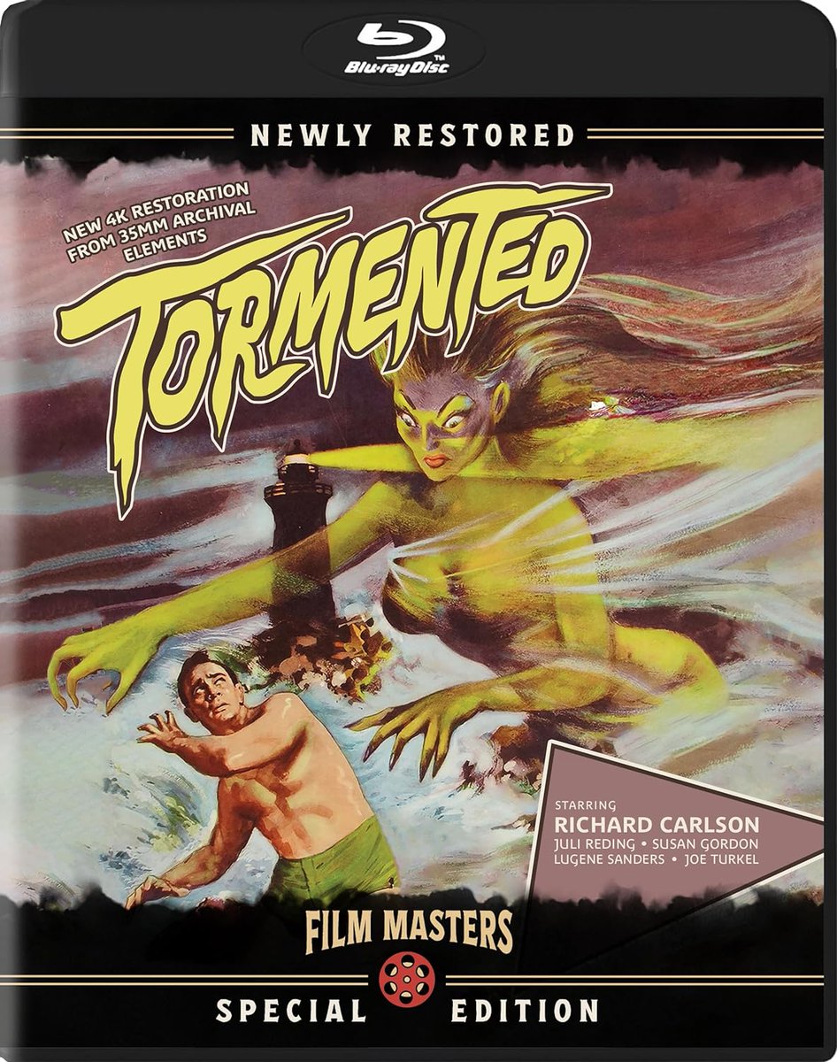 The horror thriller TORMENTED (1960) starring Richard Carlson and Susan Gordon has been released on Blu-ray

entertainment-factor.blogspot.com/2024/04/tormen…

#bluray #classicmovies #classicfilms #cultclassic #tormented #horror #horrormovies #thriller #richardcarlson #susangordon @Film__Masters