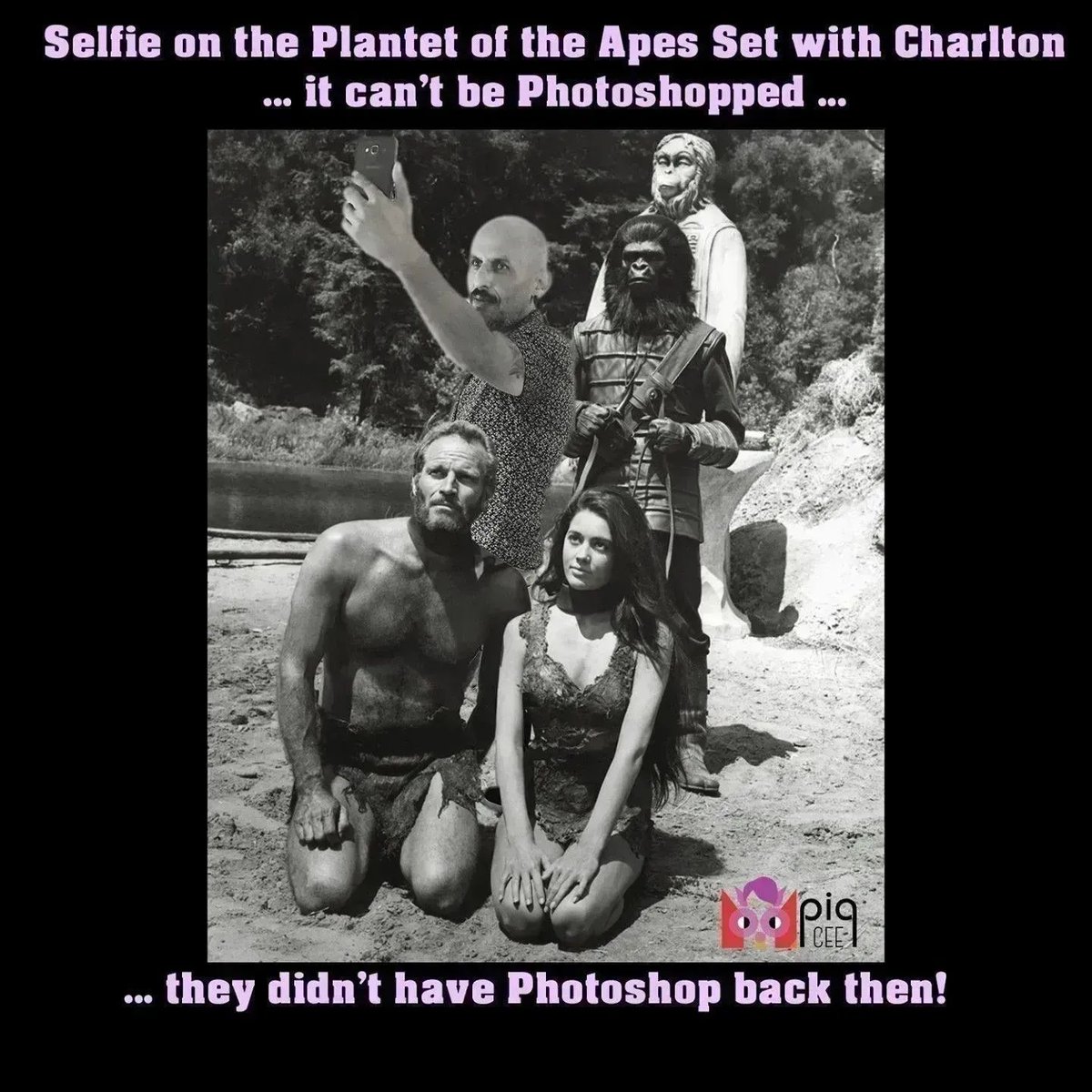 Selfie with Charlton! It can't be Photoshopped - they didn't have Photoshop back then 🤣 Personalised photo gifts
@piqCEE
buff.ly/3jTJPSc 
#personalgift #uniquegifts #gifts #printed #personalisedgifts #wallart #decor #holidaygifts #interiordesign #MHHSBD #Earlybiz