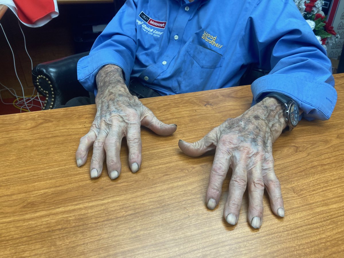 'When you really want to make something and make it run, you just concentrate ‘til you fix it.'
-> NASCAR Hall of Famer Leonard Wood, talking to me for @InAppalachia.
Leonard wasn't the Wood Brothers driver — that was his brother, Glen — but was the mechanical genius of the team.