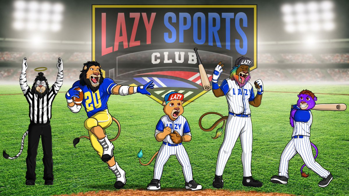 Last, but Not Least, We are giving Ownership Back to the @LazyLionsNFT #Community Each #NFT holder selected will receive a portion of primary sales from their player cards & support in building out their character lore for the long run! The Future of #LazyLions Looks Bright 🤩