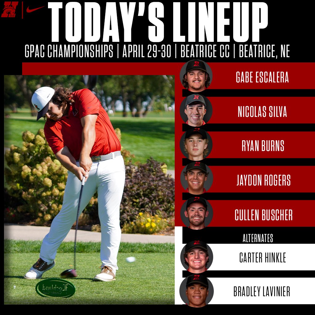 IT’S GPAC TIME!!
We are in Beatrice today and tomorrow at the GPAC Championships! Follow along with livestats on GolfGenius using the GGID: 24MGPAC

#GDTBAB