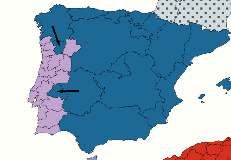 April 29th, 2024
Spain 🇪🇸 declares war against Portugal🇵🇹 and takes over Vila Real District and Portalegre District.
#ProjectWorldWarIII #WWIII #WW3 #War #Spain #Portugal