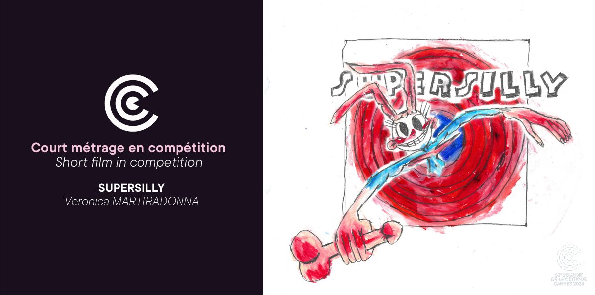 🟪 Court métrage en compétition #sdlc2024 EN PREMIÈRE MONDIALE / Short film in competition - WORLD PREMIERE Supersilly de Veronica Martiradonna Infos/More : bit.ly/3Qn2nwU #Cannes2024