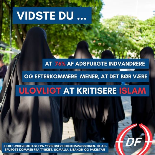 SUCCESFULD INTEGRATION er ikke, bare at have et arbejde og snakke dansk. Nej det er at købe 100 % ind på de danske værdier, og respektere vores love og demokrati. Det nytter ikke man har et job og kan dansk, hvis man samtidig kæmper, for mere islam eller sharia kultur.👇 #dkpol