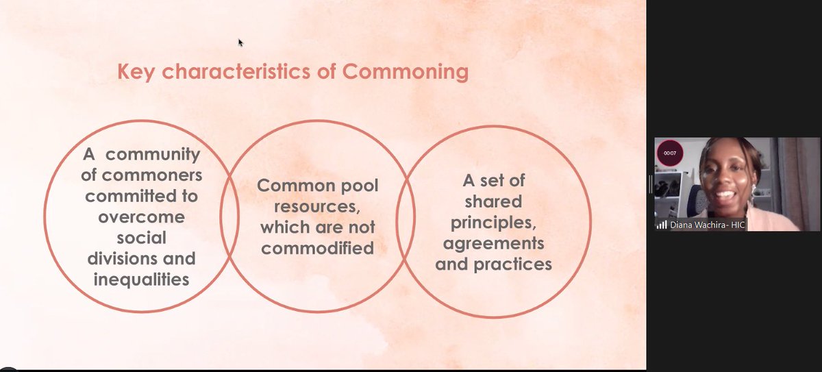 🤔What is #Commoning?
Understood as resources (material or immaterial) and social practices, putting the social and environmental function over commodification

🔵Advancing #RightToTheCity in #Africa, #Commoning as a Tool for Action