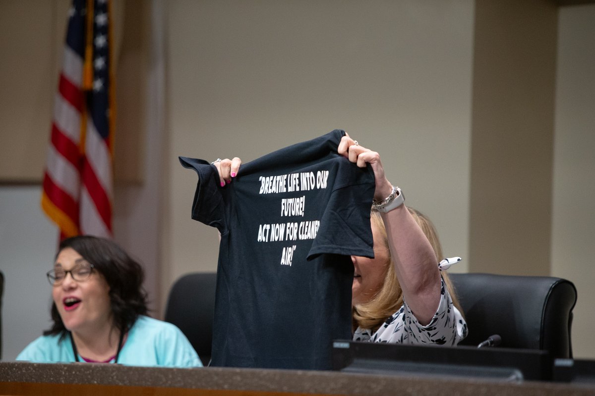 Evans HS sophomore Myron Divers was recognized at the board meeting for his winning slogan, “Breathe Life into our Future. Act Now for Cleaner Air!" chosen by the UCF and Orange County Environmental Protection Division Air Quality Management program. <a href="/JMartinez_OCPS/">Jose T. Martinez</a> <a href="/EvansHS_OCPS/">Evans High School</a>