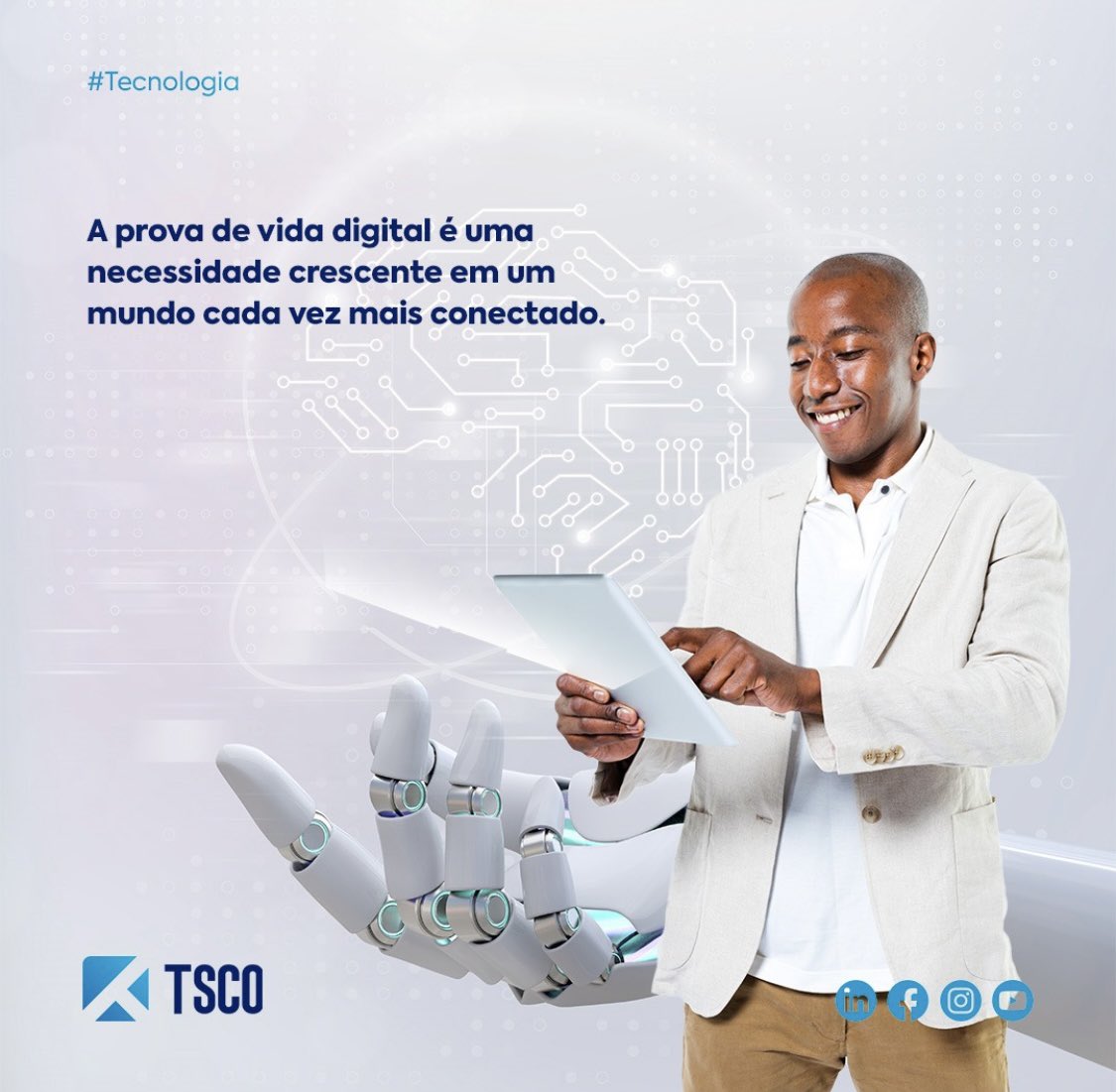 #TSCO
#ProvaDeVidaDigital #TecnologiaSegura
#Biometrialnovadora #ConveniênciaDigital
#VerificaçãoPrecisa #PlataformasRemotas
#EvoluçãoTecnológica #Integração