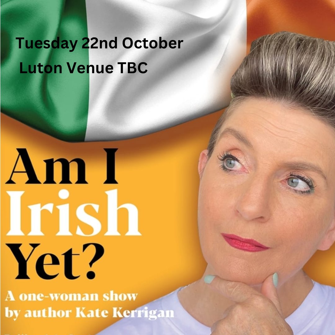 Am I Irish Yet? ‘I wanted to be loved by my fellow Irish but instead every time I opened my English-accented mouth they said - “ But where are you really from?”’ LAUGH OUT LOUD FUNNY. BOOK ⬇️ ticketsource.co.uk/luton-irish-fo…