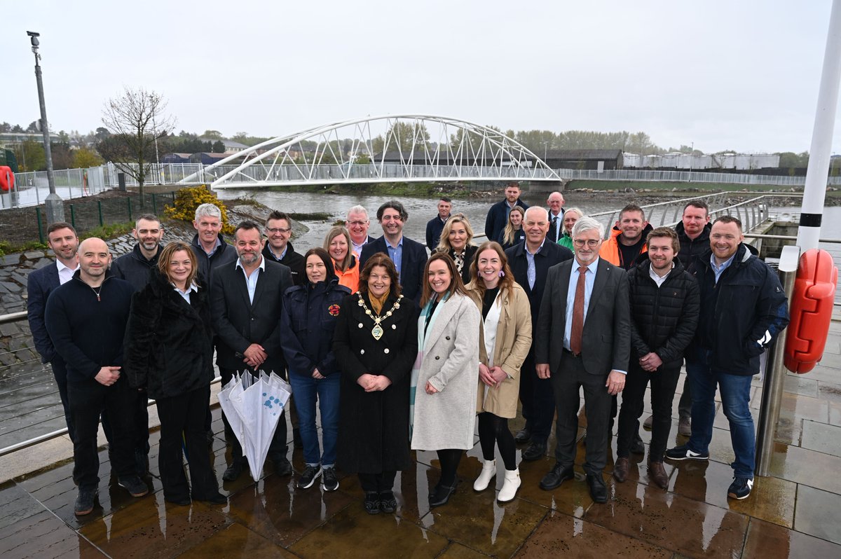 SEUPB CEO @GinaMcIntyre24 was delighted to attend the opening of Pennyburn Bridge earlier today. This INTERREG VA funded project will provide a new greenway link of more than 600 metres, connecting the River Foyle walkway to the city’s Bay Road Park. “The opening of Pennyburn