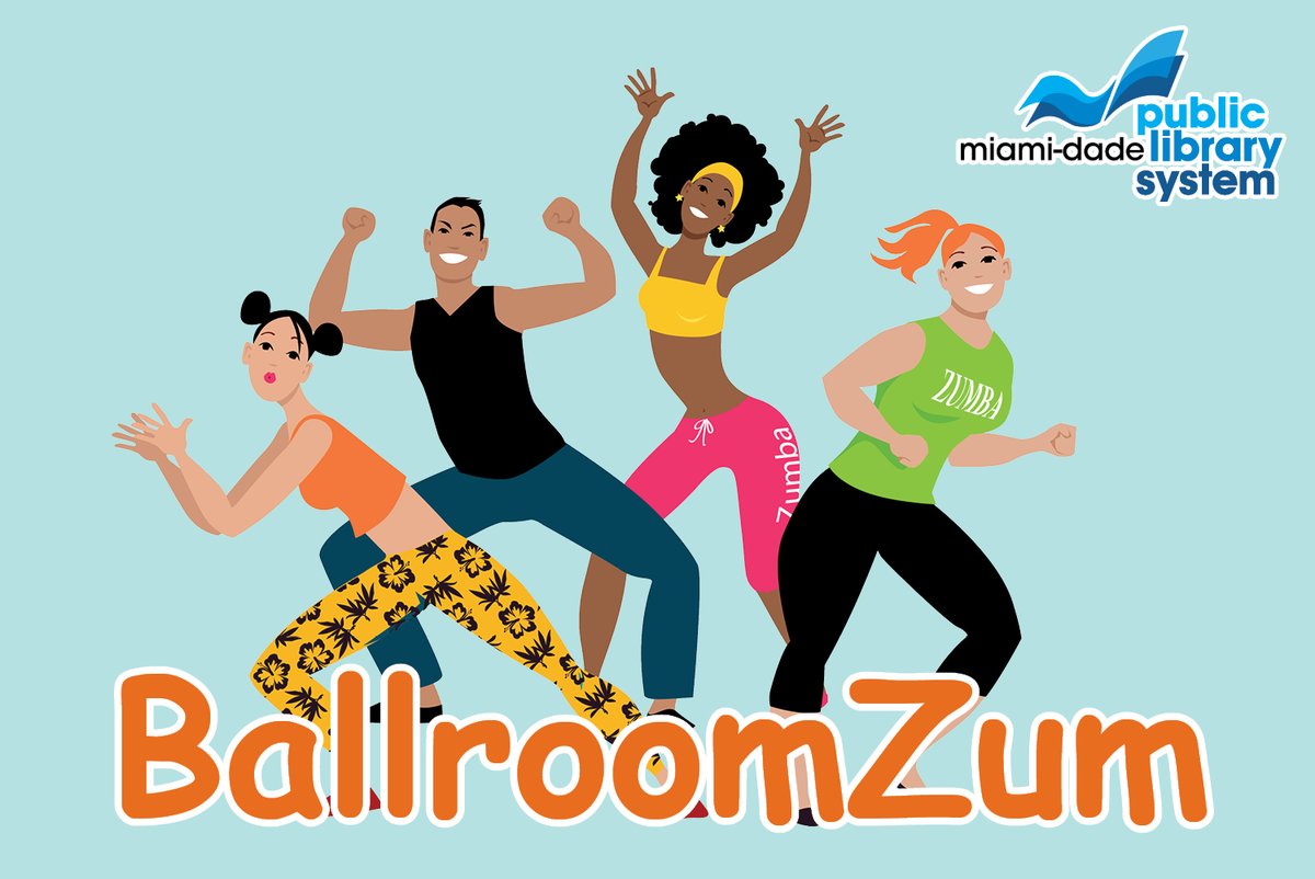 Let’s move and groove! Enjoy a dynamic and energetic music hour fusing ballroom movements and elements of Zumba this Thursday, May 2 at 5 p.m. at the Miami Beach Regional Library. spr.ly/6018j6qMj