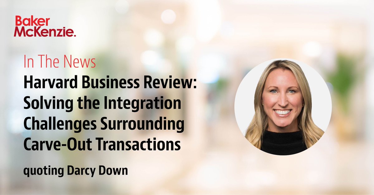 With economic factors ripe for a continued increase in carve-out transactions in 2024, M&A partner Darcy Down shares insights in a Harvard Business Review report which looks at some of the key challenges companies face. Read here: bmcknz.ie/4aUS77d #MandA #CarveOuts