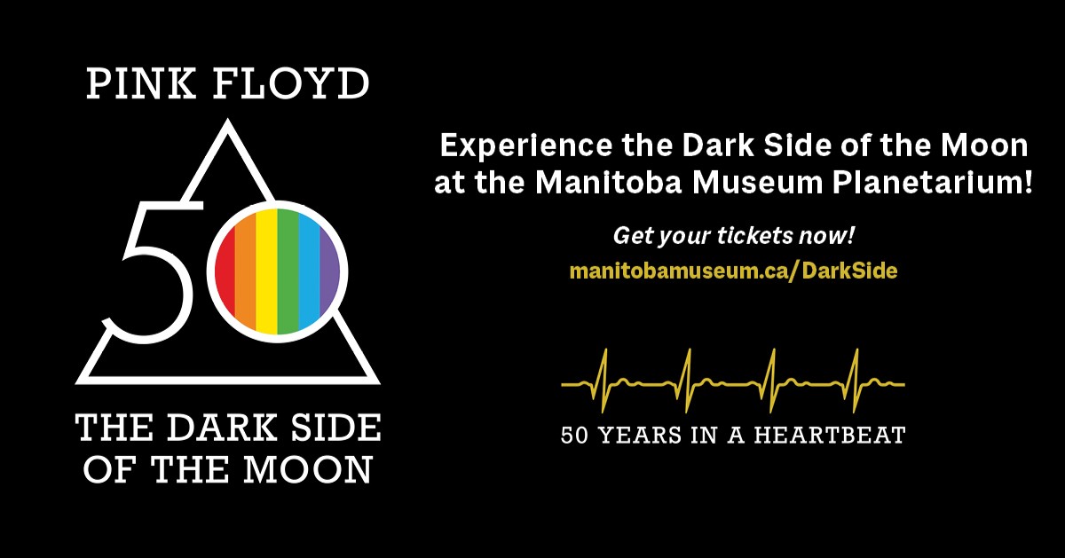 We're thrilled to announce another run of Pink Floyd's 'The Dark Side of the Moon' shows in the Planetarium! This show combines breath-taking views of the solar system and beyond with 'The Dark Side of The Moon' in surround sound. Get your tickets today: ow.ly/CvqR50Roq7X