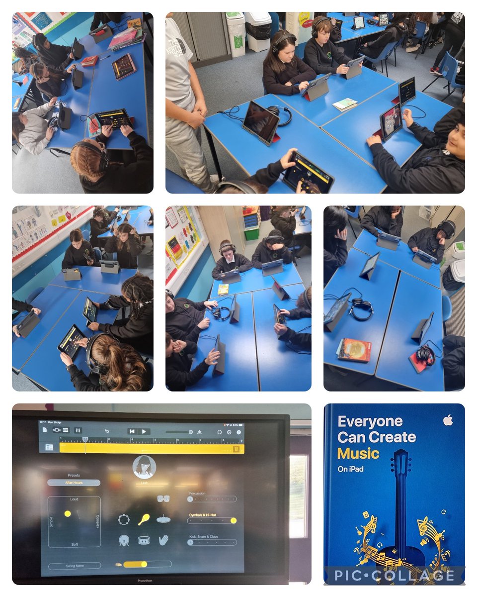 Today P7 @Clovenstone learned how to adapt a piece of music using the drummer option on Garageband. They also added different loops to achieve a different beat + tempo. Next week, they will get their creative juices flowing, making their own piece of music. @MissBrdarP7b @P7Mills