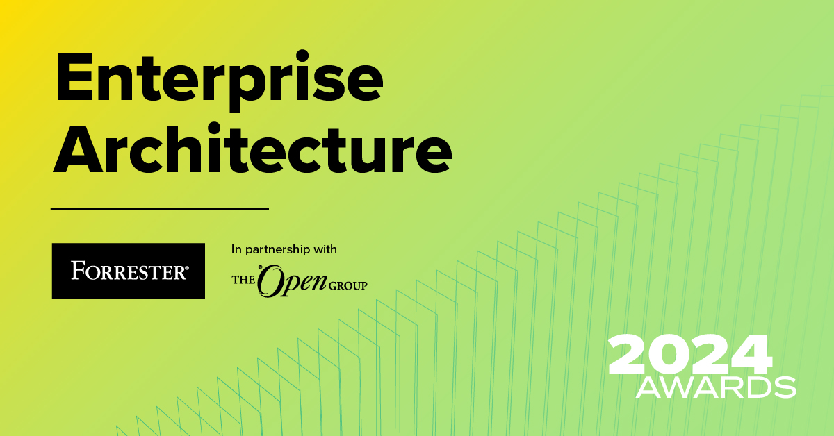 The Open Group is once again partnering with @Forrester on their Enterprise Architecture award for their 2024 Global Technology Awards! ow.ly/tKmR50QCB9A
