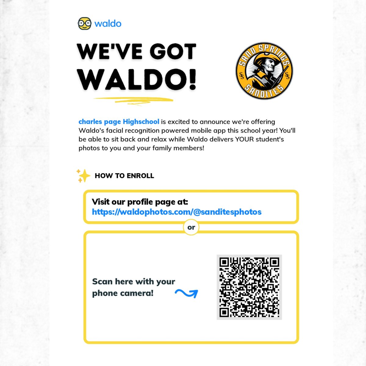 Sign up with Waldo and find pictures of our Sandite Athlete's in Action!