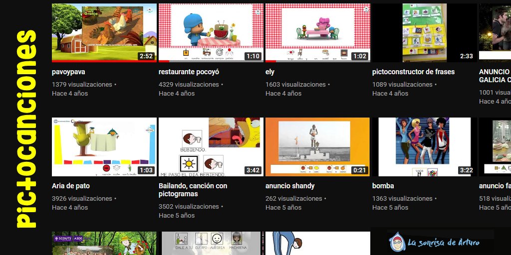 En el canal de youtube de @lasonrisdearturo tienes una colección de pictocanciones perfecta para entretener a los niños. ¡ No dejes de visitarlo! 👇
i.mtr.cool/ddpdvmulvp
#autismo #discapacidad #coronavirus #yomequedoencasa #COVID19