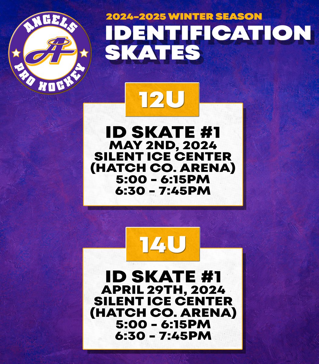 AngelsProHockey's tweet photo. Angels Pro Hockey ID Skate Starts Today! 

12U- 2012 / 2013

14U- 2010 / 2011

Location: @silenticecenter 

Register Here: https://t.co/RfdRyDEznd…

Email: info@femalesuperleague.ca https://t.co/xSz53Wl72f