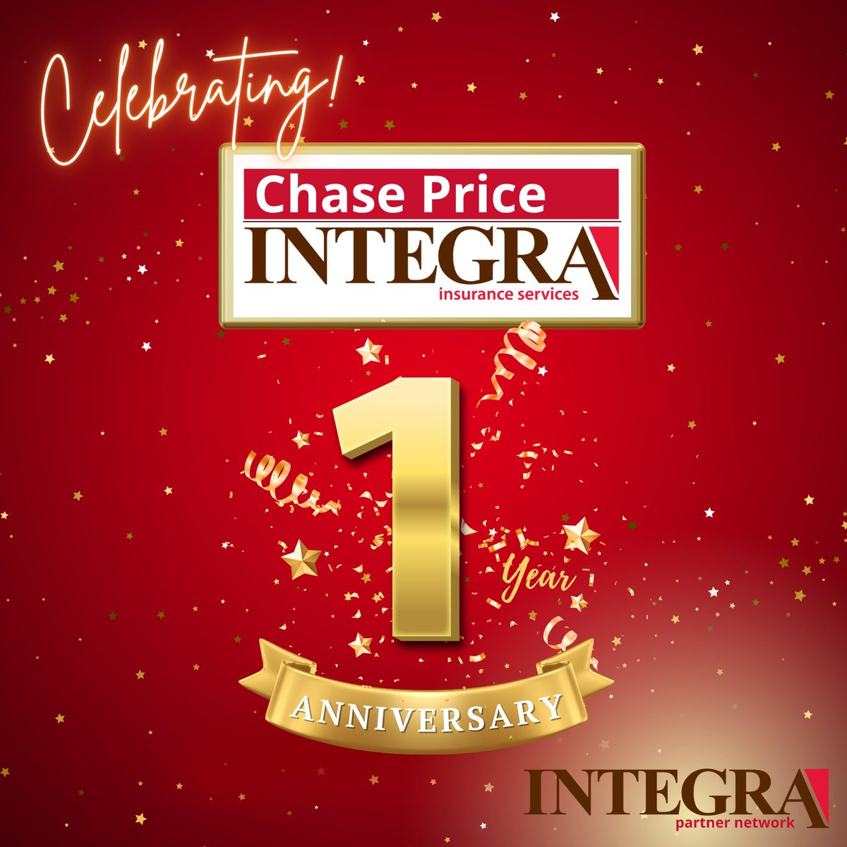 Excited to celebrate one year of success with Chase Price Integra Insurance and the Integra Partner Network!

Are you ready to find your way with Integra?

#integrapartnernetwork #independentagent #findyourway #integra #insurance #insuranceagent #insuranceagency #integrainspires