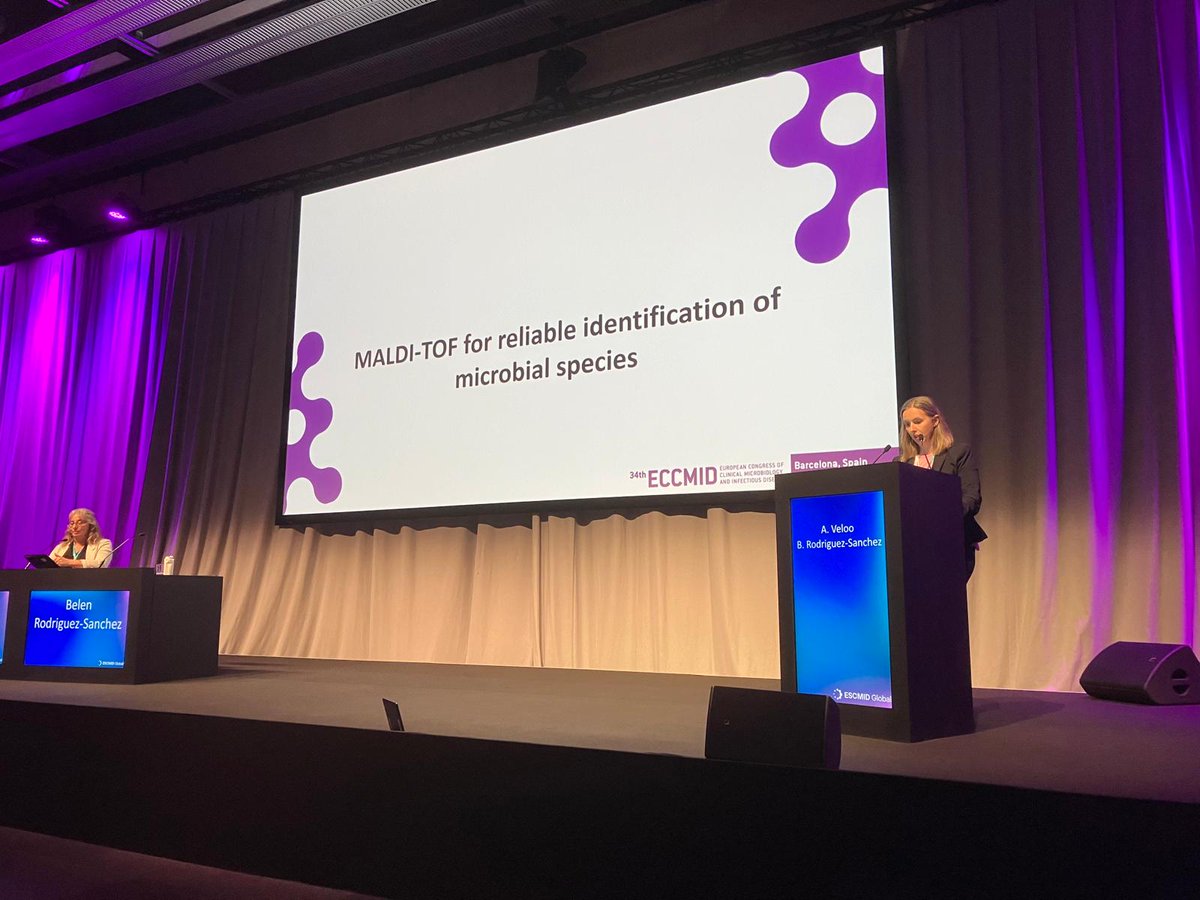 Great talks on identifying difficult bacteria and even fungi during our session this afternoon!  #ESCMIDGlobal2024