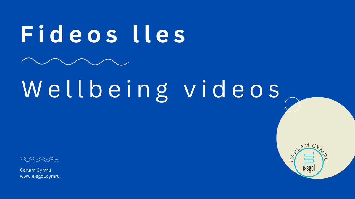 🔵 Lles tra'n adolygu | Wellbeing whilst revising 🔵 Cofia am fideos Lles sy’n rhoi tips ar sut i gadw’n gryf ac yn iach yn feddyliol yn ystod y cyfnod😊 Take 10 to watch Wellbeing videos which gives tips on how to stay mentally strong and healthy ☺️ 🔗e-sgol.cymru/cy/sesiynau-ll…