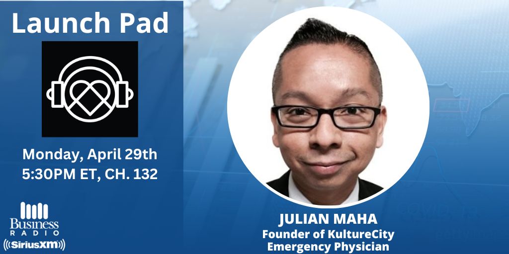 🚀TODAY at 5:30pm ET - @Wharton's @KtUlrich talks to @DrJulianMaha, Founder of @KultureC, a #nonprofit making the nevers possible by creating sensory accessibility and inclusion for those with invisible disabilities #Neurodiversity #SensoryInclusion 🔊Tune in on #SiriusXM132 🔊