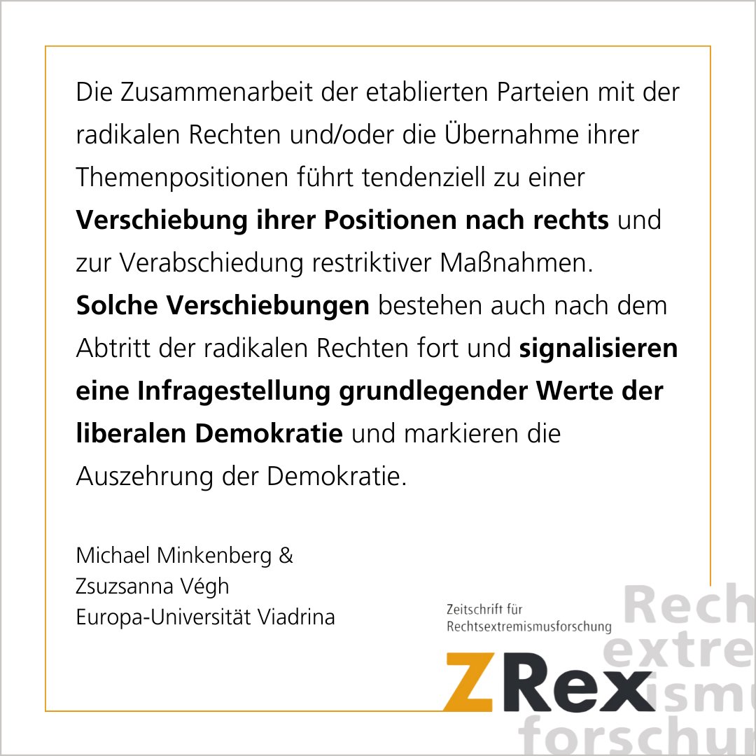 ⏰30.4. #ZRex-Onlinediskussion: Michael Minkenberg spricht über den wachsenden Einfluss der radikalen Rechten in #Osteuropa & zeigt die Herausforderungen für die Demokratie in den jeweiligen Ländern auf. Ab 18 Uhr im📽️LIVESTREAM via YouTube: youtube.com/watch?v=_WiGuD… @fgz_risc