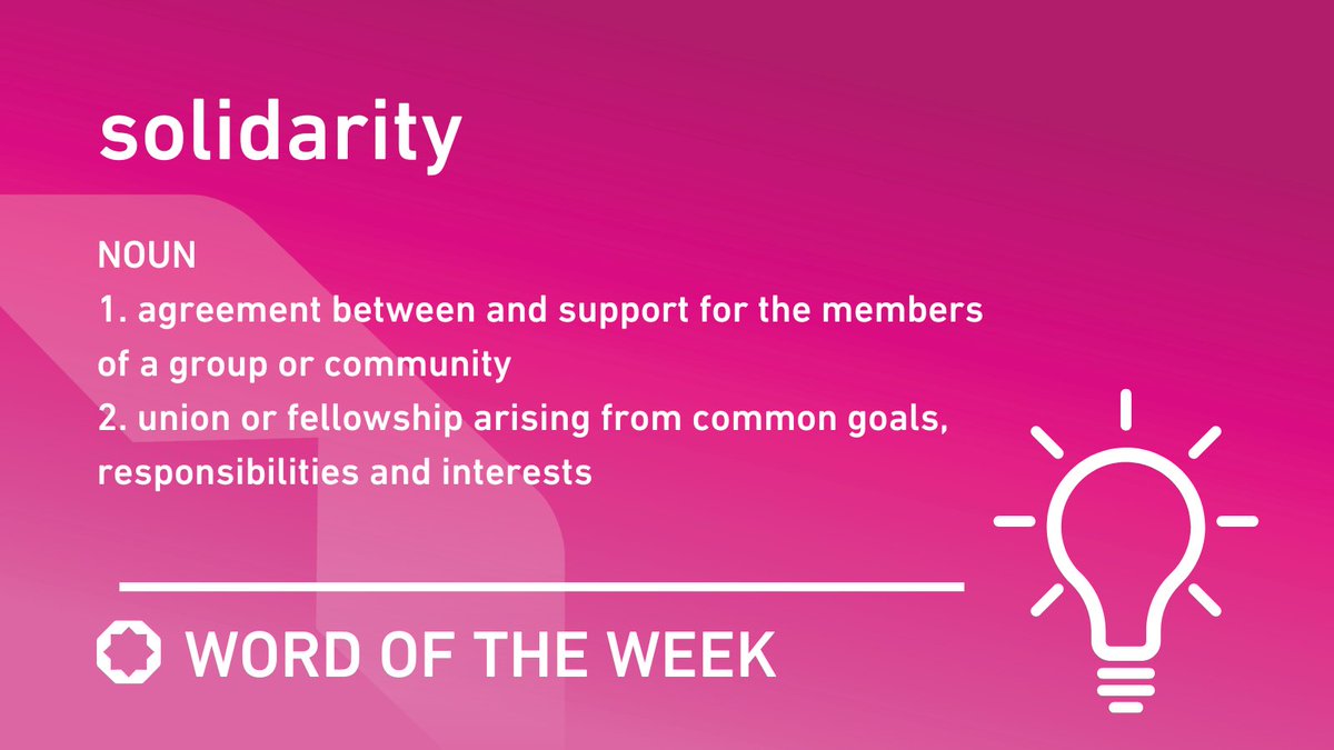 Our #WordoftheWeek is 'solidarity'. At Star Academies, we foster a culture where pupils embrace our STAR values of Teamwork and Respect. We champion empathy and kindness, encouraging pupils to stand by their peers and offer support through any obstacles they may face.