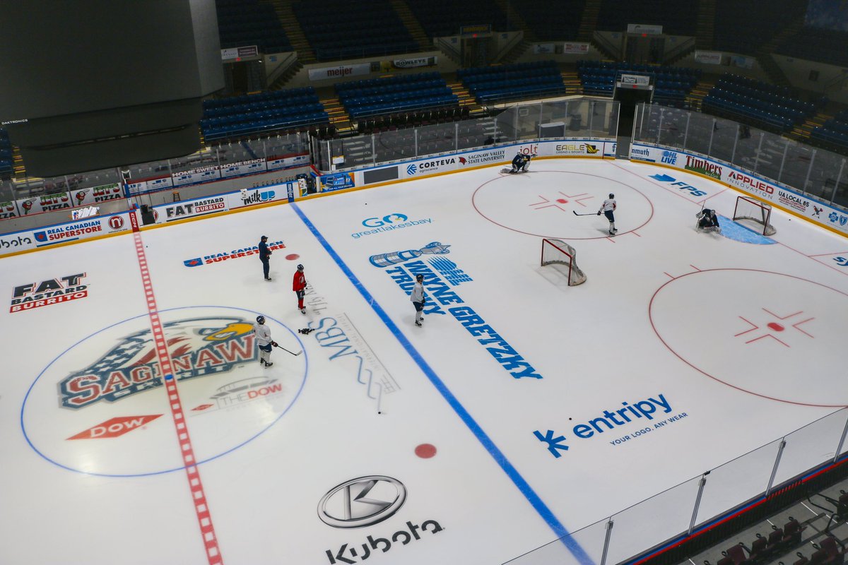 Good morning from the @DowEventCenter! 

#OHLPlayoffs