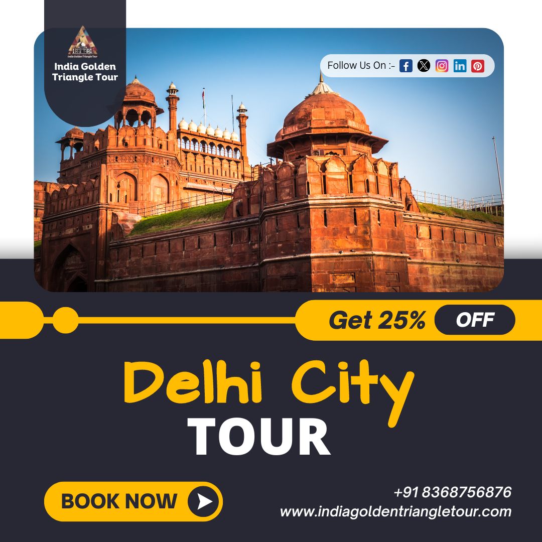 Exploring the heart of India, one bustling street at a time. #DelhiDiaries 🇮🇳✨

To Book Now :-indiagoldentriangletour.com/one-day-delhi-…

WhatsApp us on :- +91 8368756876

#delhi #delhigram #indiagate #RedFort #jamamasjid #humayuntomb #lotustemple #DelhiHeritageSights #DelhiTourism #DelhiIndia