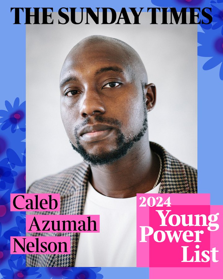 Author @CalebANelson has been chosen for the @thetimes Young Power List 2024. The inaugural list represents not just the best young talent but those who are making a real impact in the world.